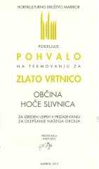 Podelitev priznanja ZLATA VRTNICA 1